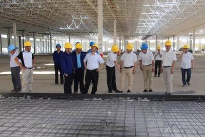 上汽大通溧陽(yáng)房車工廠項(xiàng)目召開7月份建設(shè)工程施工現(xiàn)場(chǎng)辦公會(huì)